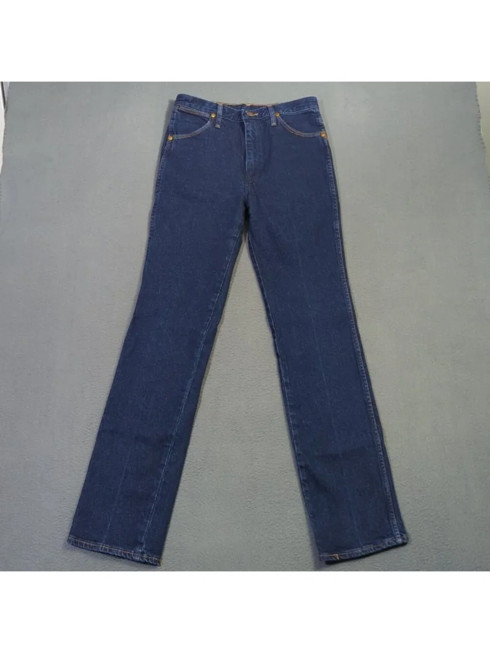 Wrangler VTG USA Jeans Men's 31x34 Fits 29x33 Blue 937STR Slim Fit Cowboy Rodeo